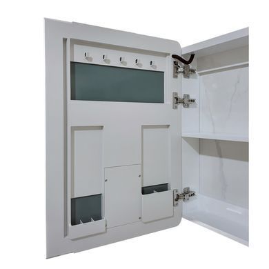 фото Дзеркальна шафка MIXXUS PREMIUM OLIVARY CM01-80x70x13 з LED Touch, димером, рег. яскравості (MI8296)