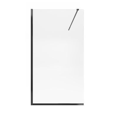 фото Душевая перегородка Qtap Walk-In Standard BLM2011.C8 100х200 см, стекло Clear 8 мм, покрытие CalcLess