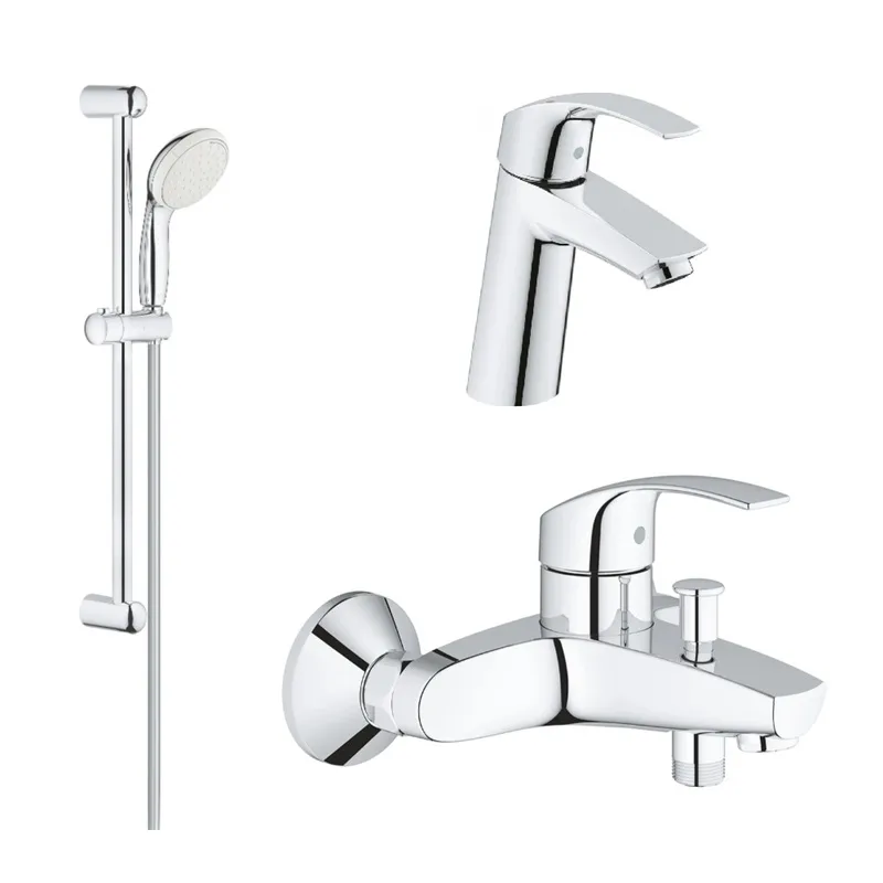 фото Набір зміш. для ванни 3в1 з New Tempesta 100 Grohe Eurosmart 123246MOL (123246MOL)