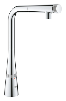 фото Змішувач для кухні з висувним виливом Grohe Zedra SmartControl (31593002)