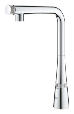 фотографія Змішувач для кухні з висувним виливом Grohe Zedra SmartControl (31593002)