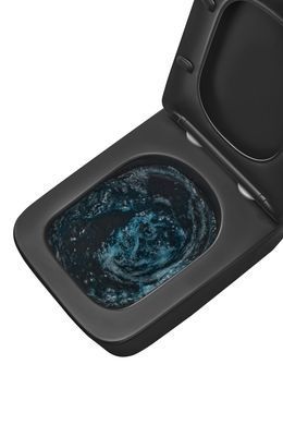 фото Унітаз підвісний Mixxus Premium QUADRO-0301-T3 BLACK 490х340х360mm, система змиву TORNADO 3.0 (MP6587)