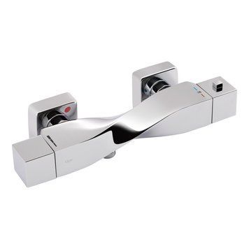 фотографія Змішувач для душу Qtap Zkrouceny термостатичний QTZKR40T105C Chrome