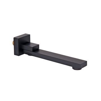 фото Излив для систем скрытого монтажа Qtap Vytok 200 мм прямоугольный QTVYT246BLM45937 Black Matt