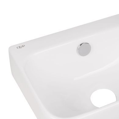 фотографія Раковина Qtap Tern 450х250х158 White QT17115117RWN