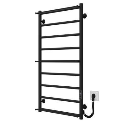 фото Рушникосушарка електрична Ladder П9 500х1000 Deffi нержавіюча сталь (Чорний, JD03, Праве підключення)