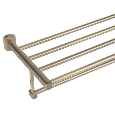 фото Полка универсальная Qtap Liberty 600 мм с держателем QTLIBANT1122 Antic Bronze