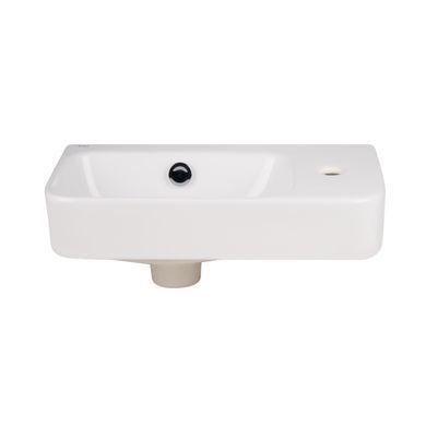 фотографія Раковина Qtap Tern 450х250х158 White QT17115117RWN