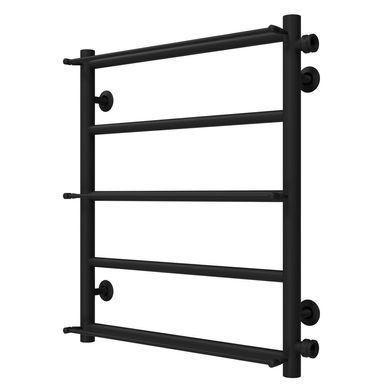 фотографія Рушникосушарка водяна Ladder П5 500х600 Deffi нержавіюча сталь (Чорний, Бокове праве підключення)