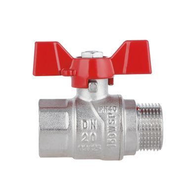 фотографія Кран кульовий Thermo Alliance Forte 3/4" ВЗ для води (метелик) SF607W20