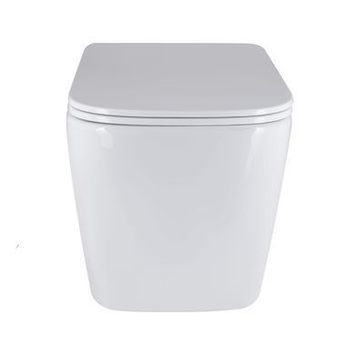 фотографія Унітаз підвісний Qtap Tern Ultra Quiet безобідковий з сидінням Soft-close WHITE QT17332303AW