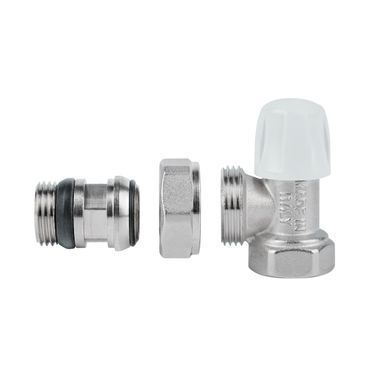 фото Кран радиаторный Icma 1/2" с антипротечкой угловой без ручки №805+940