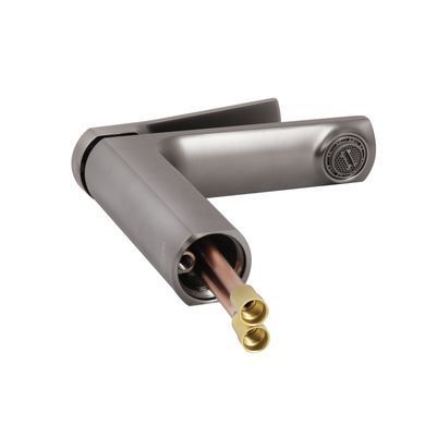фото Смеситель для раковины Qtap Slavonice QTSLA270GMB45924 Gunmetal Black PVD