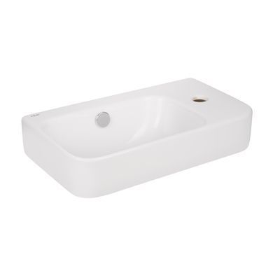фотографія Раковина Qtap Tern 450х250х158 White QT17115117RWN