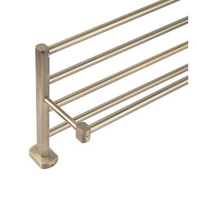 фото Полка универсальная Qtap Liberty 600 мм с держателем QTLIBANT1122 Antic Bronze