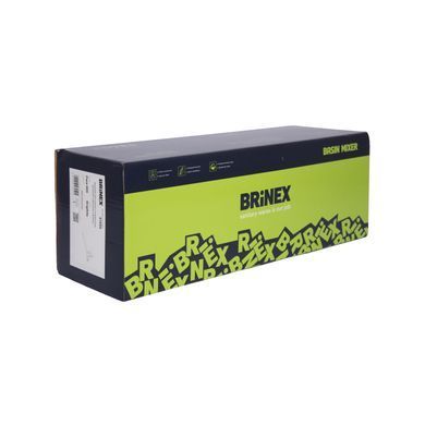фото Смеситель для ванны Brinex Pure 005 с длинным поворотным изливом (с душевым гарнитуром) Gunmetal Black BRIPUR005GRP