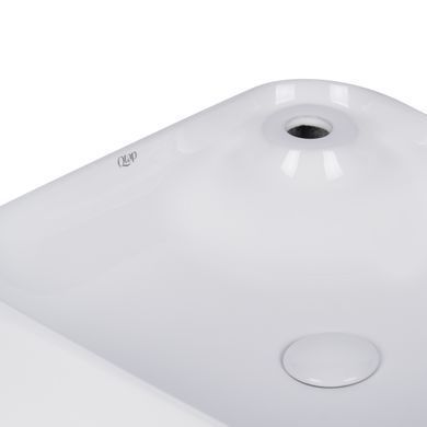 фотографія Раковина-чаша Qtap Stork 430x430x125 White з донним клапаном QT15112194W