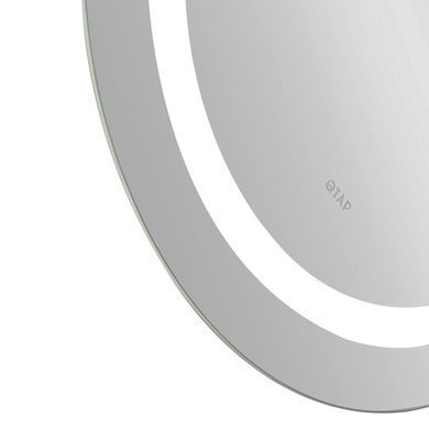 фотографія Дзеркало Qtap Gemini 600х800 з LED-підсвічуванням Touch, з антизапотіванням, з димером, рег. темп. кольору (3000-6500K) Reverse QT2578R6080