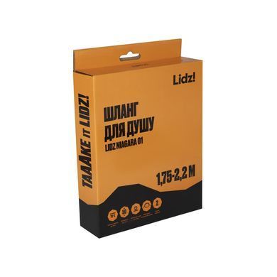 фотографія Шланг Lidz Niagara 01 1,75 м LDNIA01CRM22148 Chrome