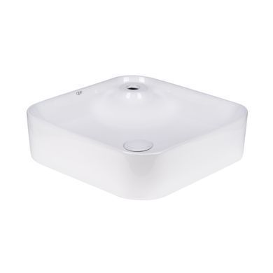 фотографія Раковина-чаша Qtap Stork 430x430x125 White з донним клапаном QT15112194W