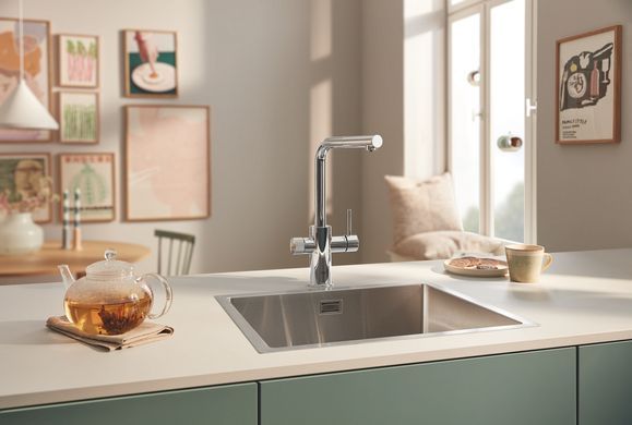 фото Змішувач для кухні для подачі технічної і фільтрованої води Grohe Blue Pure Minta (30590000)