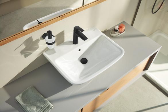 фотографія Змішувач для раковини Grohe Eurosmart (чорний матовий) (233242433)