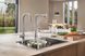 Змішувач для кухні з висувним виливом Grohe Zedra SmartControl (31593002)