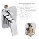 Комплект для душа Qtap Namesti Chrome: Смеситель QTNAM6225102NC + Лейки (QTRUC125CRM45954,QTHLA107CRM45784) + Шланг QTHADPVC200C + QTCRMBH130