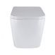 Унітаз підвісний Qtap Tern Ultra Quiet безобідковий з сидінням Soft-close WHITE QT17332303AW