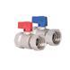 Комплект кранів кульових Thermo Alliance Standart 1"ВВ прямий з накидною гайкою TAS262RBW25