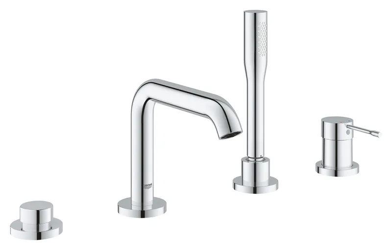 фото Змішувач на борт ванни на 4 отвори Grohe Essence New (19578001)