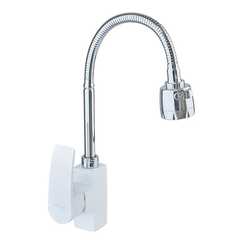фото Змішувач для кухні Mixxus Magnum 011 (Nut) White-Chrome Refl (MI6205)