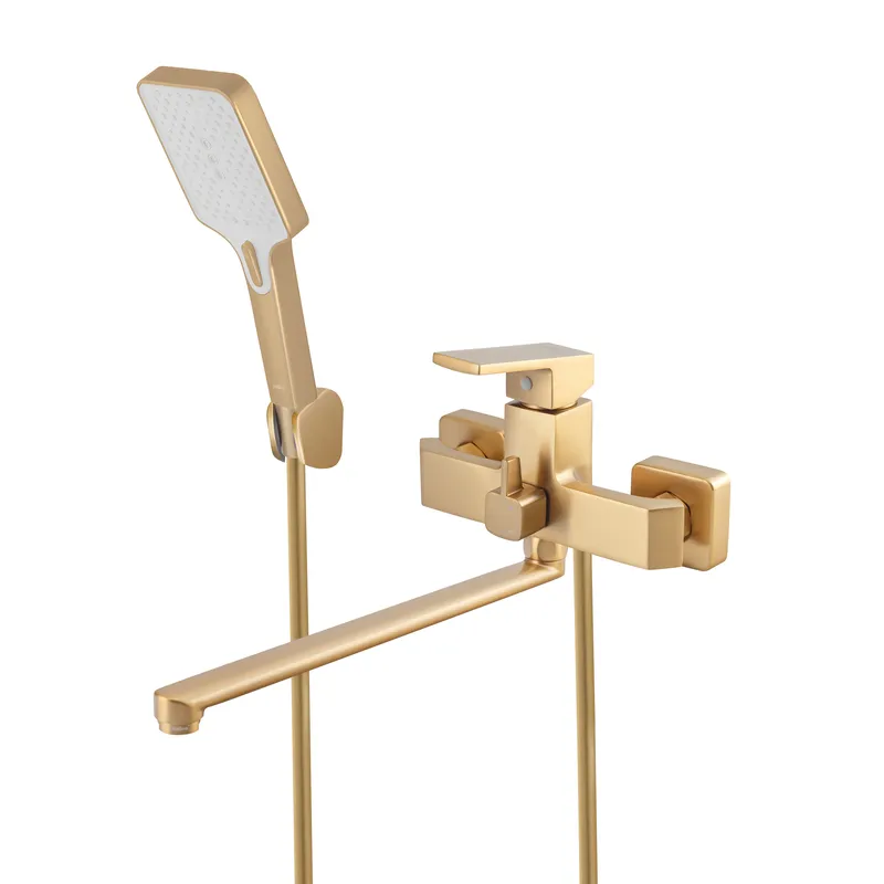 фотографія Змішувач для ванни Haiba GAUDI 006 EURO BRUSHED GOLD (HB9598)