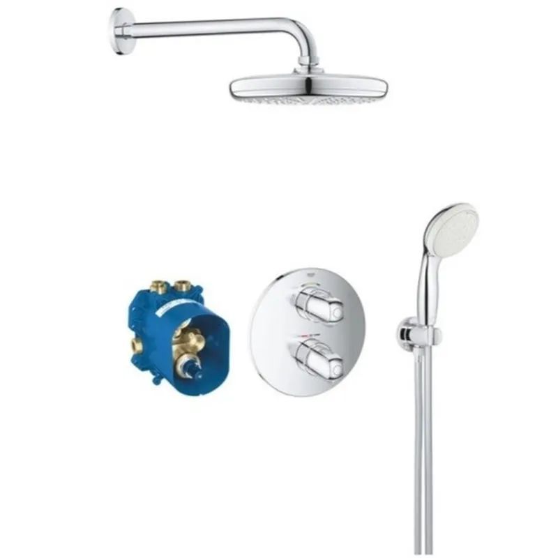 фото Душевая система с системой Tempesta 210 Grohe Grohtherm 1000 (34614001)