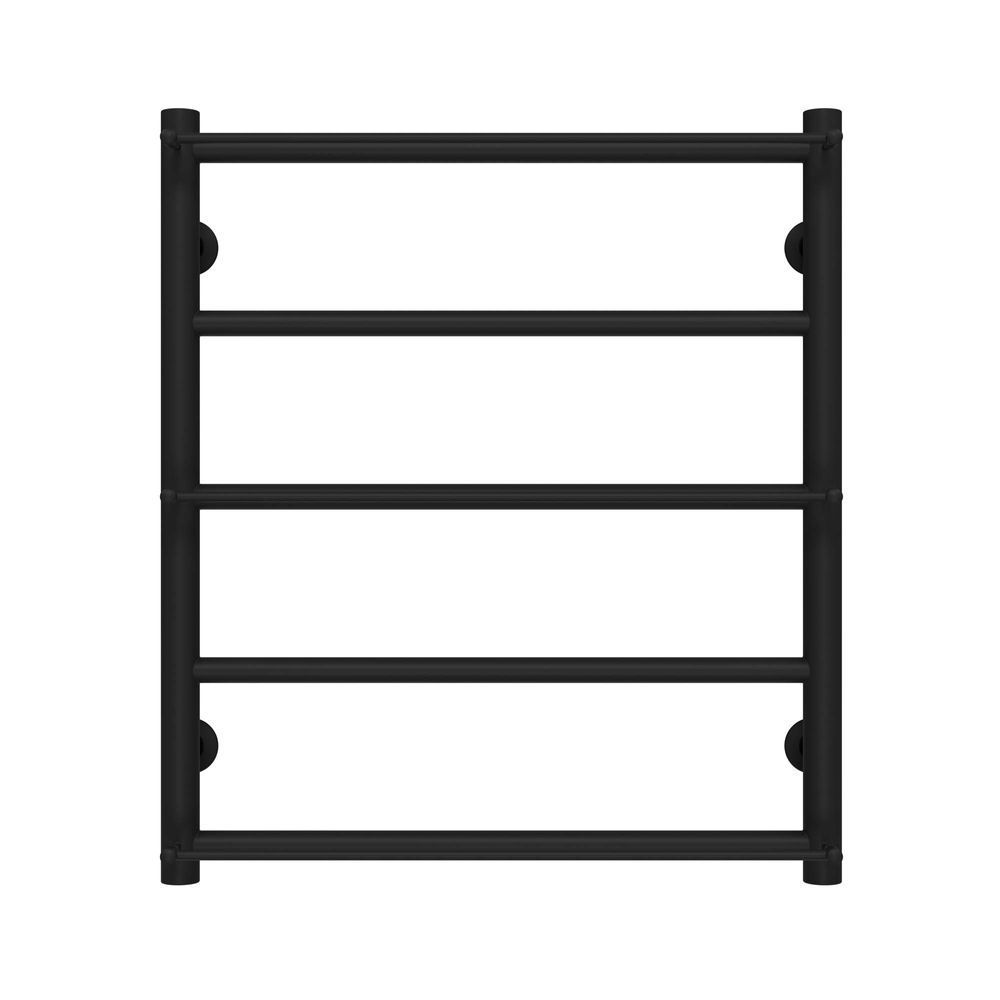 фото Рушникосушарка водяна Ladder П5 500х600 Deffi нержавіюча сталь (Чорний, Нижнє підключення)
