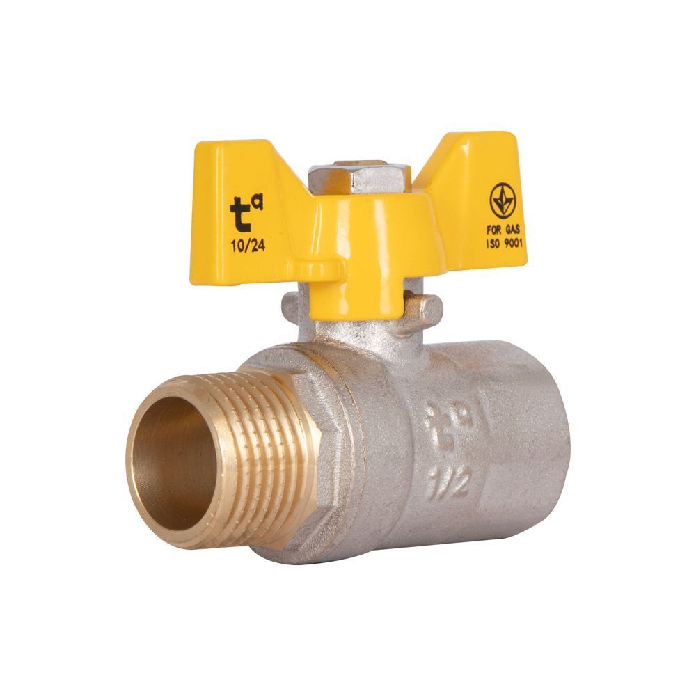 фотографія Кран кульовий Thermo Alliance Base 1/2" ВЗ для газу (метелик) SD607G15