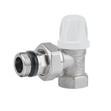 фото Кран радиаторный Icma 1/2" с антипротечкой угловой без ручки №952