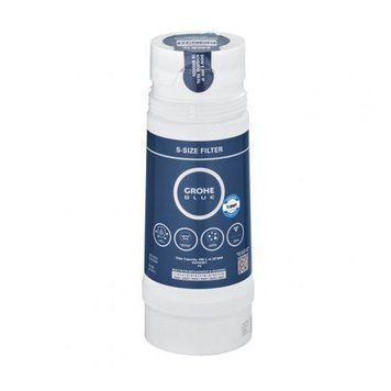 фотографія В сменном фильтре Grohe Blue (40404001) применяется многоступенчатый процесс фильтрации, очищающий воду даже от малых концентраций нежелательных веществ, сохраняя в ней при этом все полезные для здоровья микроэлементы. Обеспечивая непревзойденный вкус вод