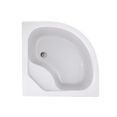 фото Lidz Душевой поддон KAPIELKA ST90x90х14 низкий квадратный, диаметр слива 52 мм