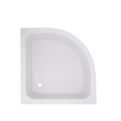 фото Lidz Душевой поддон KAPIELKA ST90x90х14 низкий квадратный, диаметр слива 52 мм