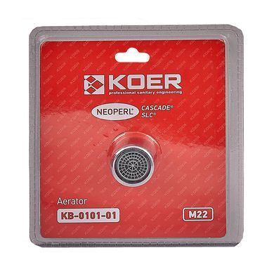фото Аератор М-22 KOER KB-0101-01 NEOPERL CASCADE SLC (Колір хром) (AC0635)