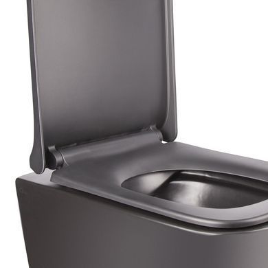 фотографія Унітаз підвісний Qtap Tern безобідковий з сідінням Soft-close QT1733052ERMB