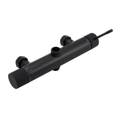 фото Душевая система универсальная Qtap Scorpio на два потребителя QTSCO51105OGB Black Matt