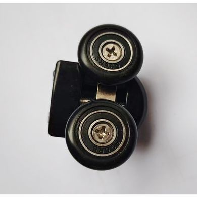 фото Ролики для душових кабін подвійні колеса MIXXUS PREMIUM ROLLERS SCP01-1 BLACK верхні (23mm для DIVERSE SC01, SC02, SD01) (MI7163)