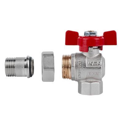 фото Кран шаровой Icma FAR. ROSSA 1/2" угловой №361