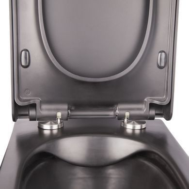 фотографія Унітаз підвісний Qtap Tern безобідковий з сідінням Soft-close QT1733052ERMB