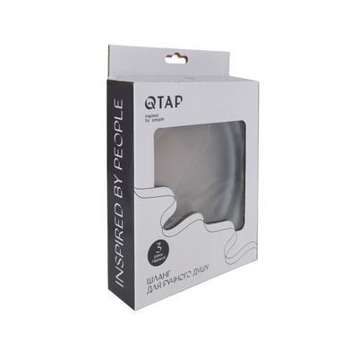 фотографія Шланг для ручного душу Qtap Hadice 1600 мм QTHADPVC160G Graphite