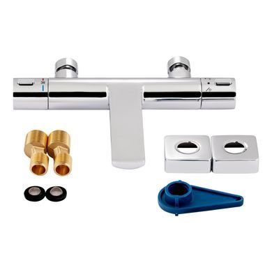 фотографія Змішувач для ванни Qtap Votice термостатичний QVTC30T105GC Chrome
