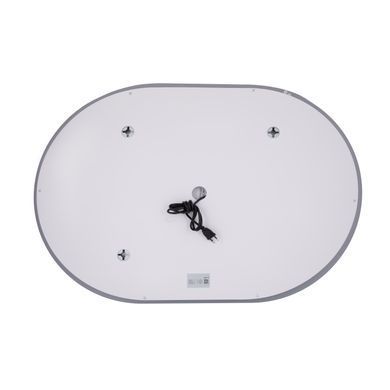 фотографія Дзеркало Qtap Gemini 650х900 з LED-підсвічуванням Touch, з антизапотіванням, з димером, рег. темп. кольору (3000-6500K) Reverse QT2578R6590