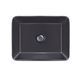 фото Раковина-чаша Qtap Tern 475х370х140 Matt black с донным клапаном QT172074MBMB